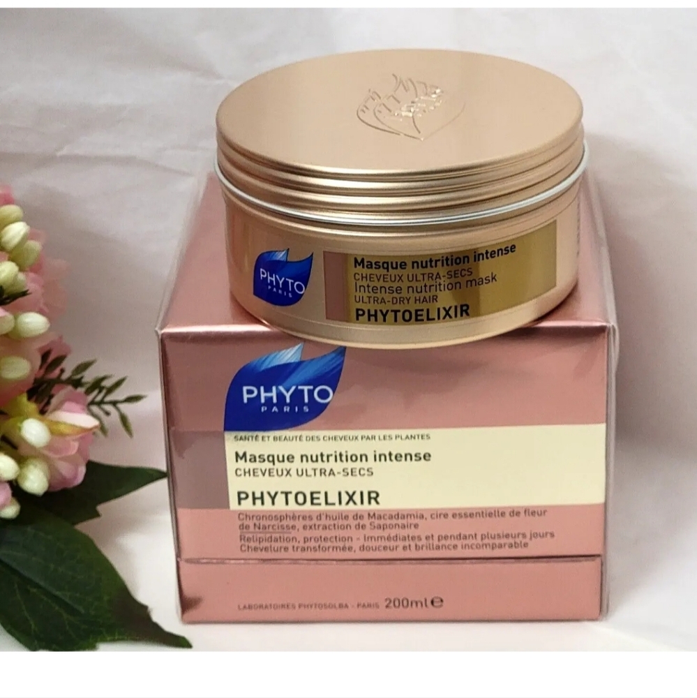 PHYTO PHYTOELIXIR Intense Nutrition Mask ULTRA DRY HAIR 200 ml / 6.7 oz SEALED